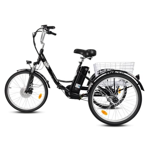 Snokco M300 Triciclo elettrico per adulti, pneumatici 24 x 2,125,