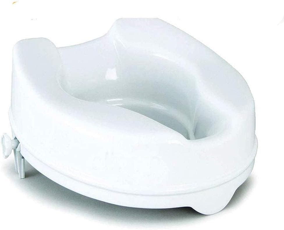 Toilet Commode Seat Raiser Elevator Extension without lid cover |Universally fits to all| for Handicap, Knee Patients, Old Senior Citizen | Easy to Use, Clean & Install (6 inch)