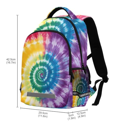 UMIRIKOKids Tie Dye Pattern Backpack for Boys Girls,School Elementary Bookbags with Chest Clip 202c09923