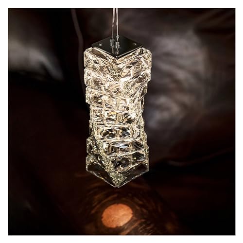 Lustre en cristal rectangulaire pour îlot de cuisine et table de salon HMJGDZG