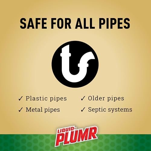 Image of Liquid-Plumr Pro-Strength Hair Eliminator Gel Clog Remover, Hair Clog Remover and Drain Opener, Safe for All Septic Systems and Pipes, 16 fl. oz. Bottle