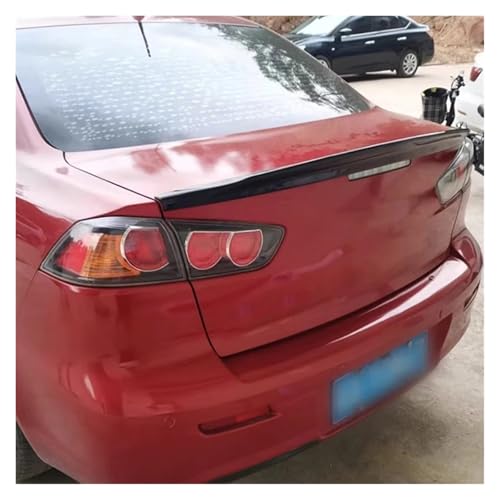 Ailerons de coffre arrière ABS rouge Lancer EX Evo 2008 à 2016 - 4