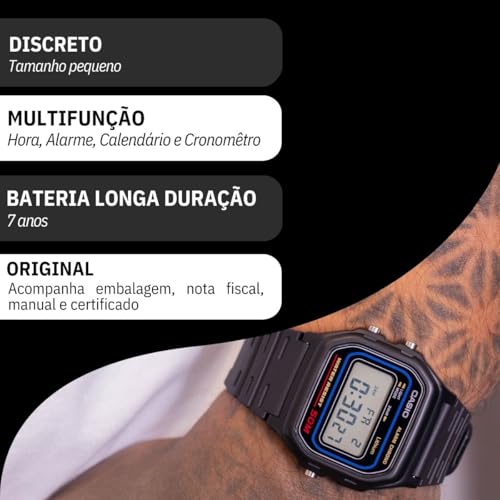 Image of Casio Men's W59-1V Classic Black Digital Watch