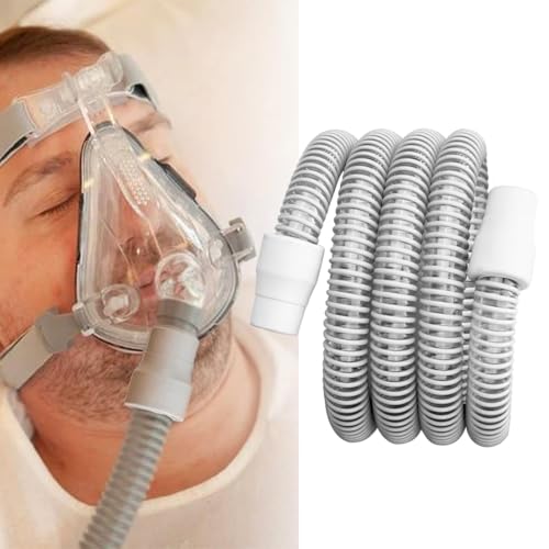 CPAP-Schlauch 180cm Universeller Beatmungsgeräteschlauch Atemgerät Schlauch Kunststoff Beatmungsgerät Zubehör, 22mm Schlauchanschluss