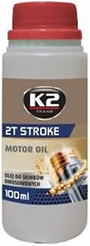 K2 – 2 Stroke Engine Oil to Standards: tested, Red, 2-Stroke Oil API TC, Jaso: FC, ISO: EGC, Suitable for Cars, Motorbikes, chainsaws 100ml