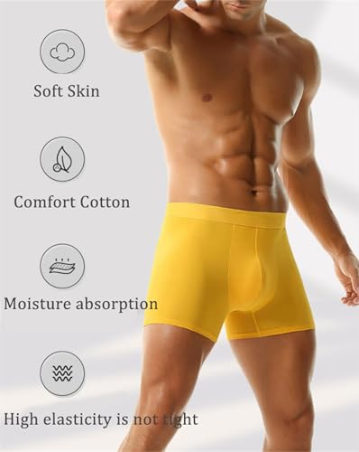 Octipa Men's Ultra-Absorbent Incontinence Boxer Briefs, Octipa Mens Incontinence Underwear, Reusable Leak Proof Underwear (Light Gray,Medium)2