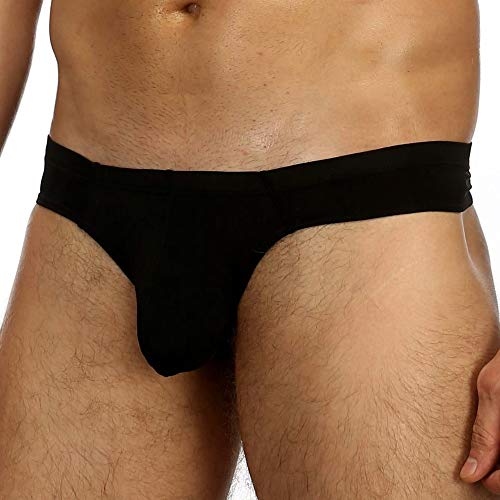 JOCKMAIL Men's Thong Underwear G-Strings Ice Silk Bikini Underwear Low Rise T-Back Under Panties2