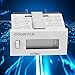 Joyzan Electronic Counter Totalizer, H7EC BLM Digital Electrical Counter Pulse 6 Digit LCD Display Electromagnetic Accurate for Industrial Chemical Textile Machinery 0 to 99999999 Counting Range