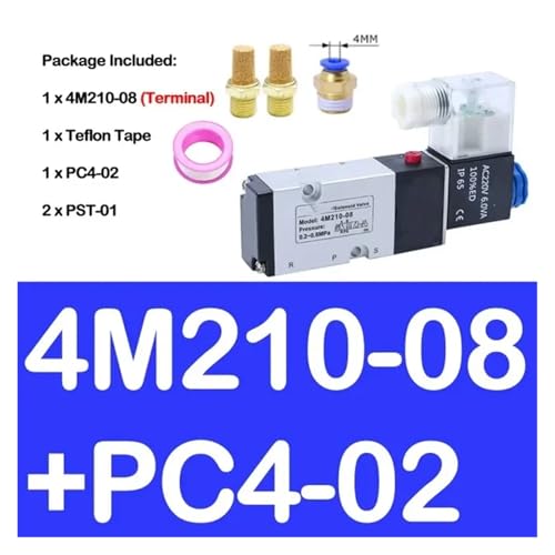 Électrovanne 4M310-10 distributeur pneumatique 2 positions 3 ports - 3