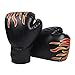 Hwtcjx guanti pugilato, guantoni boxe, guanti sacco boxe, Guantoni da boxe per bambini, guanti da boxe in PU, guanti da sparring junior, fascia di età 3-12 anni, allenamento di boxe (neri, 1 paio)