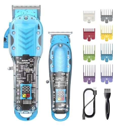 WAIKIL Hair Trimmer Kit for Men,Professional Barber Set for Hair Beard Trimmer,Quiet and...