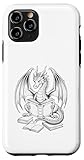 Photo Gallery dragon reading book bookworm libri dragon lover learning custodia per iphone 11 pro Photo Gallery dragon reading book bookworm libri dragon lover learning custodia per iphone 11 pro
