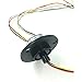 GeeBat Mini Capsule Electrical Slip Ring 22mm 300RPM 250VDC/VAC 6/12/24 Wires CIRCUITSx2A for monitor Robotic Test equipment (6 Wires w/Flange)