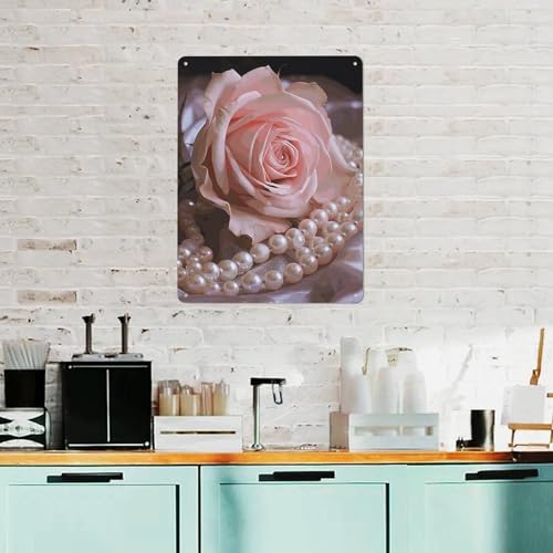 Peintures à suspendre en métal rose pour cuisine moderne et décoration bar