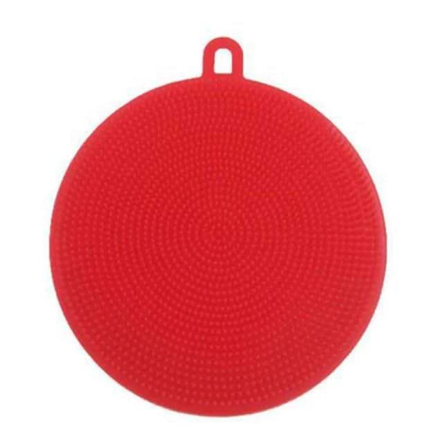 EARLYWOOD Multipurpose Silicone Nonstick Dishwashing Scrubber for Kitchen and Bathroom (Pack of 2)-image-20