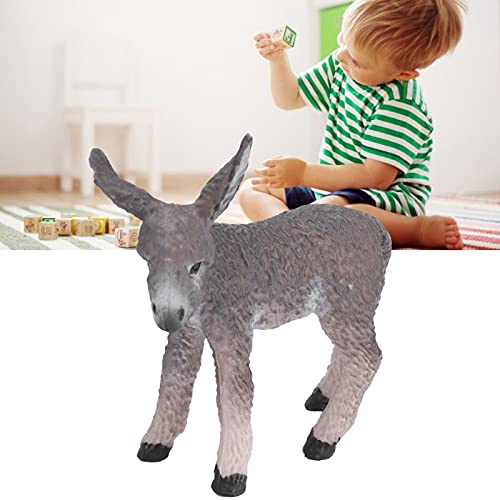 MXGZ Bauernhoftierfigur, Mini-Bauernhoftiere Esel Realistisches Bauernhoftier für für Puppenhaus zu Hause – Bild 4