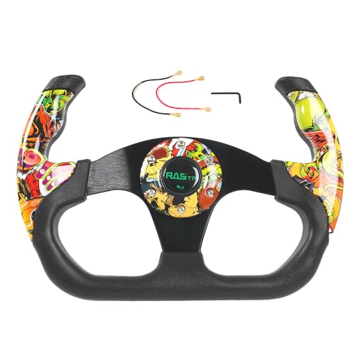 RASTP Universal Racing Steering Wheel, 12.8