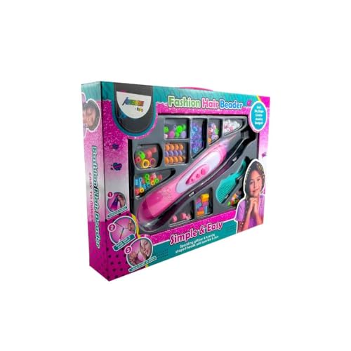 Kit tererê miçangas Cabelo com aplicador penteados Brinquedo