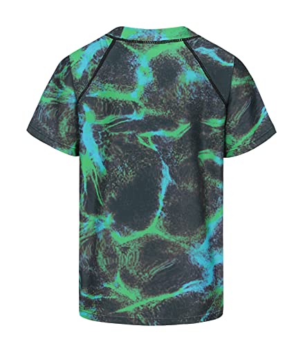 Boys Short Sleeve Swim Shirt for Boys Rash Guard Shirts UPF 50+ Sun Protection Bathing Suits2