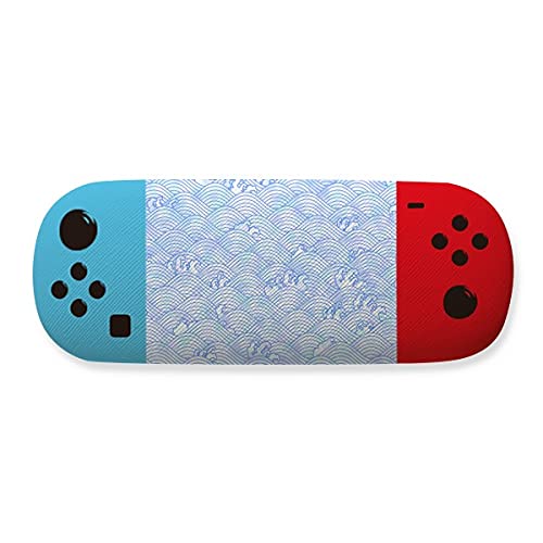 Étui de rangement pour lunettes haut de gamme aux vagues bleues