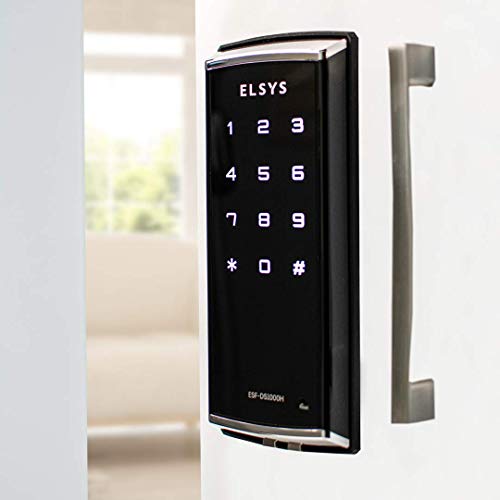 Fechadura Digital de Sobrepor, Elsys, ESF-DS1000H, Preta
