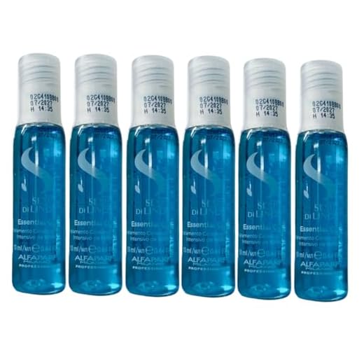 Kit Ampola Azul Alfaparf Semi Di Lino Sublime Essential Oil (06x13ml)