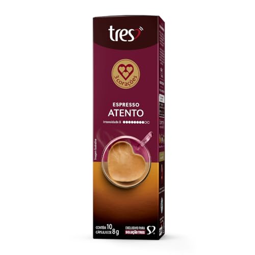 3 Corações Café Espresso Atento TRES - 10 unidades
