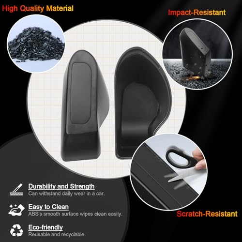 Image of for Tesla Model Y Trash Can Tesla Model 3 Trash Bin for 2018-2024 Tesla Small Car Trash Can for Side Door Model 3 Front Right Door Trash Garbage Bin w /Lid (Tesla Right Side)