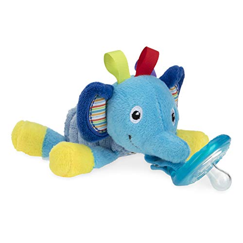 Image of Nuby Snuggleez Pacifier | Plush Combo Set - Elephant