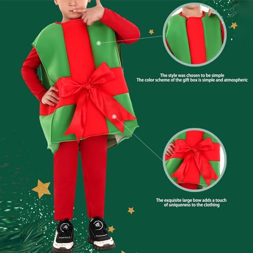 Disfraz de Caja de Regalo Infantil para Navidad miniatura 6