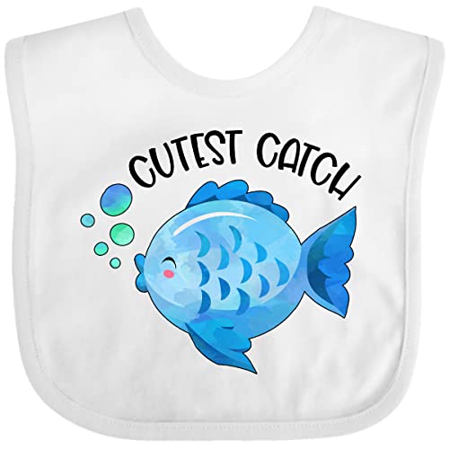 inktastic Cutest Catch Cute Blue Fish Baby Bib