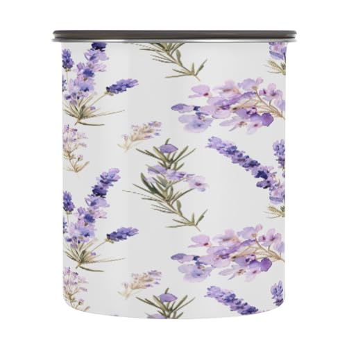 Recipiente para café ATTX 900 ml acero inoxidable lavanda