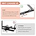 Terriplaze Roof Bike Rack Mount for Car & SUV, Foldable Upright Bicycle Carrier with Two Arms, 1-Bike Rooftop Carrier, only for Removable Roof Crossbars