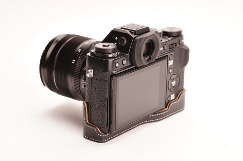 Étui Fujifilm X-T1 cuir noir pour protéger le boîtier des chocs - 2