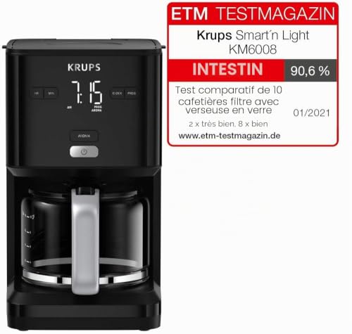 Cafetière Filtre Krups KM6008 – 1,25 L, 15 Tasses, 1000 W - vue 3