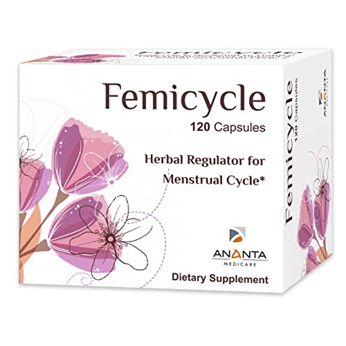 FEMICYCLE Ananta Medicare Limited Herbal Regulator for Menstrual Cycle Dietary Supplement - 120 Capsules