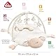 Fehn 154580 3-D-Activity-Decke Schaf / Spielbogen mit 5 abnehmbaren Spielzeugen für Babys Spiel & Spaß von Geburt an / Maße: 90x75cm