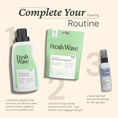 Image of Fresh Wave Odor Eliminator Room Spray, 2 oz Travel Size, 2-Pack, Lavender | Plant oil formula with lime, pine needle, and cedarwood, Neutralizes air and fabric odors, Non-hazardous, Pet-safe