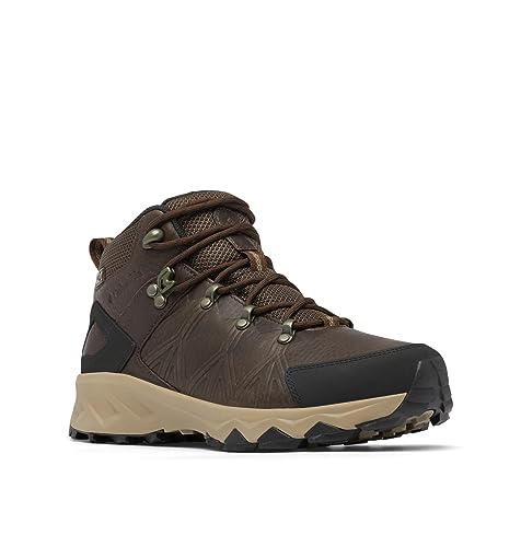 Columbia Women's Peakfreak 2 Mid Outdry Leather waterproof mid rise hiking boots, Brown (Cordovan x Black), 5.5 UK