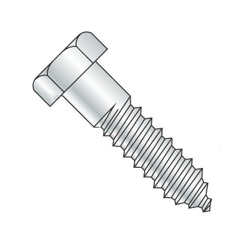 5/16 x 3 1/2 Lag Screws/Steel/Zinc (Carton: 300 pcs)