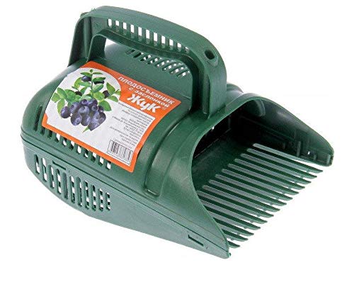 byMallPlastic Berry Pickers and rakes with Ergonomic Soft Touch Handle and Reinforced Coated Teeth for Picking Berries: Cranberries Blueberries lingonberries Strawberries Blackberries Currants