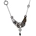 Produktbild BovoYa Punk Halskette, Vintage Wings Anhänger in Bronze Kette Halskette Steampunk Halskette Herren Gears Zubehör Punk Schmuck Frauen/Männer