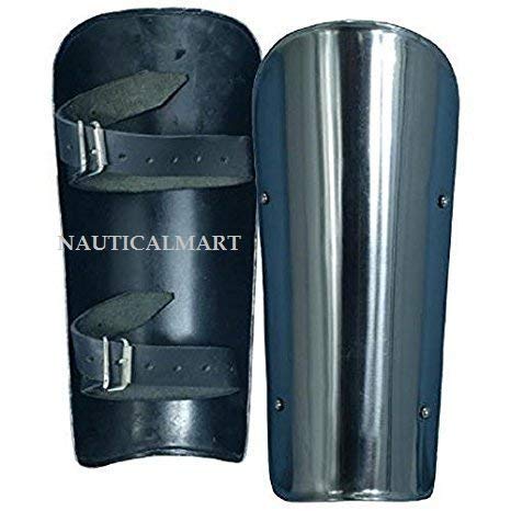 Nauticalmart Arm Armor Knight Battle Ready Steel Arm Bracers One Size Fit All - Silver Armour #TOP7