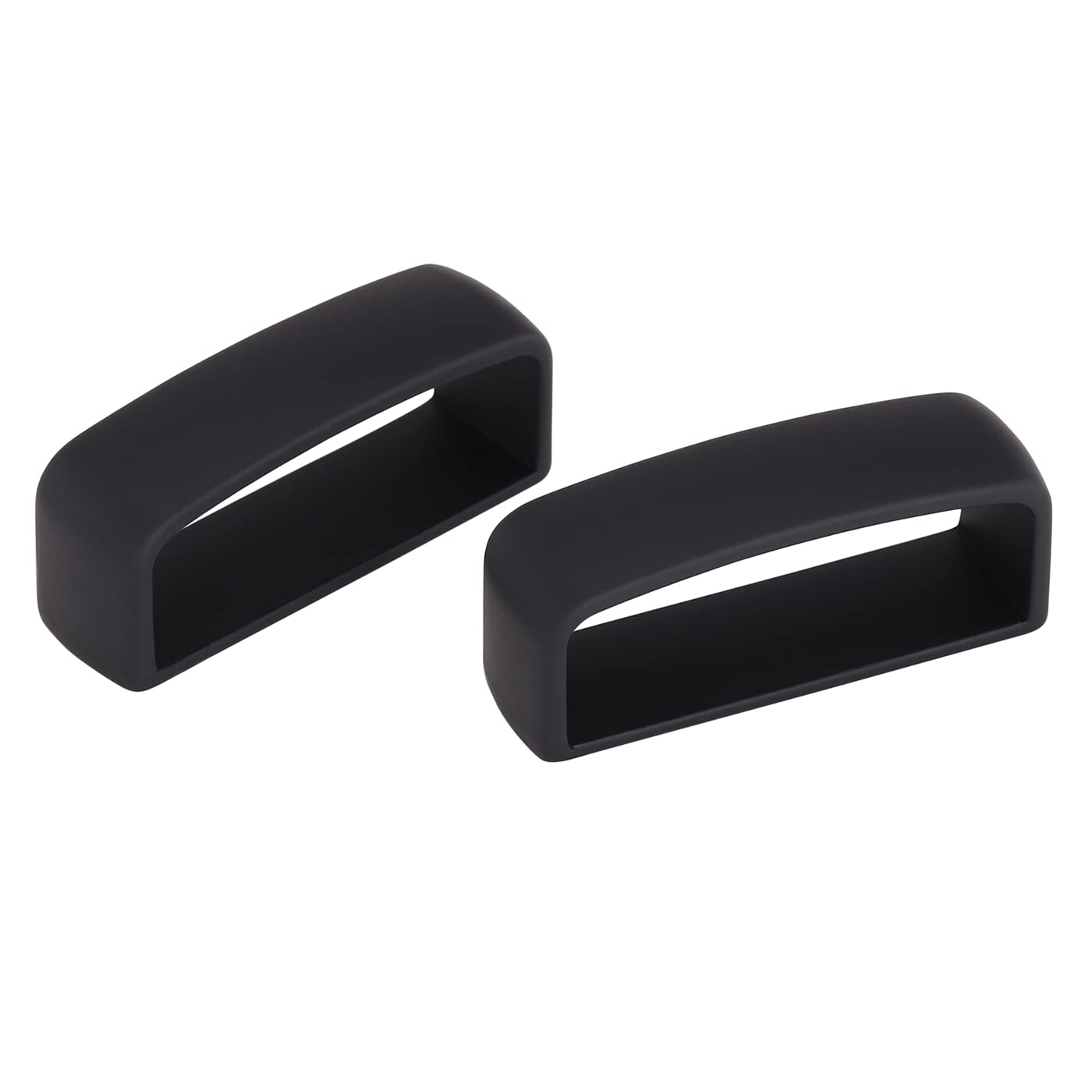 Cintura Loop Keepers 1 1/2 "(38mm-40mm) Passanti per cintura in metallo antiscivolo nero satinato accessori fibbia per cintura da uomo