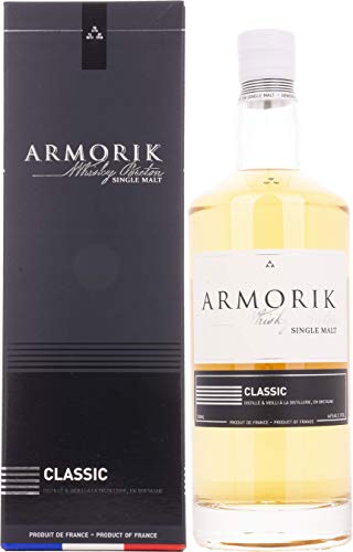 Armorik - Classic Bio - Whisky Single Malt - 46% Alcool - Origine : France/Bretagne - Bouteille 70 cl