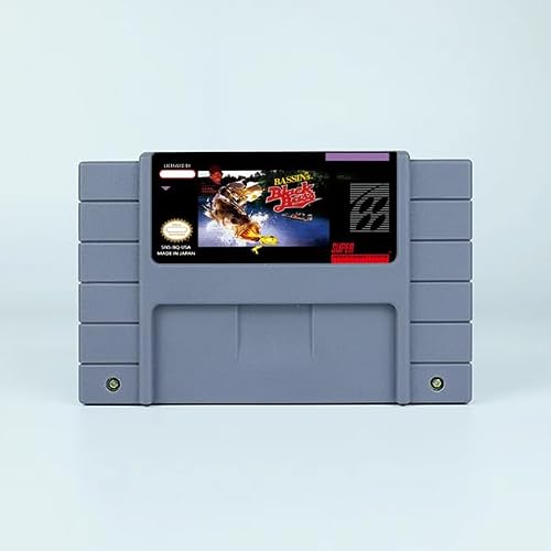 RPG Game for Bassins Black Bass - Survival Game Simulation, USA version Cartridge for SNES Video Game Consoles