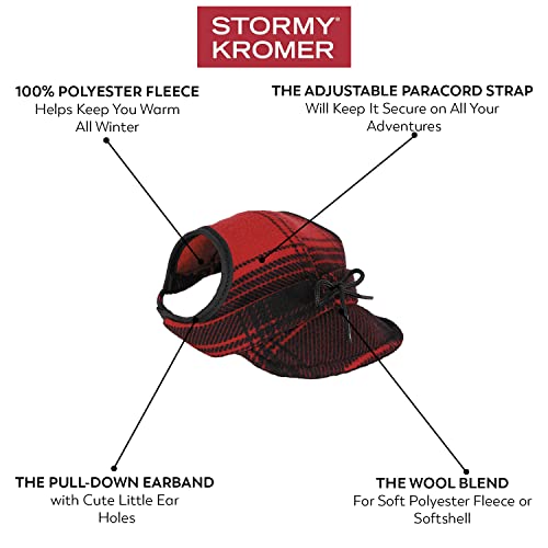 Stormy Kromer Critter Kromer Hat in Grey/Black Pla main image 0
