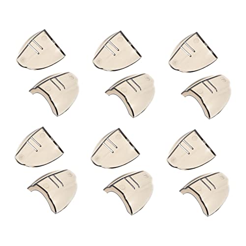 PATKAW 1 Juego Flancos Protectores Gafas Protectoras Gafas Protección Protector De Gafas De Seguridad Escudo Lateral Funda Protectora De Gafas Protector Lateral De Anteojos Brown 6 Pares