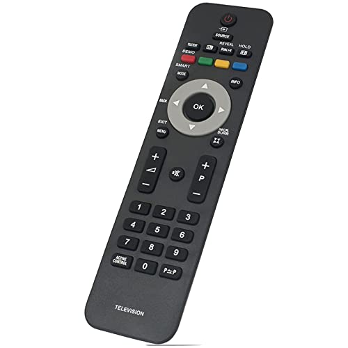 VINABTY RC2143604/01 Replacement Remote Control Compatible with Philips TV 32PFL7862D 32HF9385D/10 32PFL5403D/10 32PFL7403 42PFL5403 42PFL5603 42PFL7403D 42PFL9703D 42PFL9703D/79 47PFL5603 19PFL3403D - Image 2