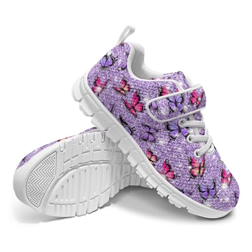 Girls Cartoon Animal Sneakers Sports Tennis Shoes Little Kid Lightweight Breathable Mesh Sneakers with Adjustable Strap4